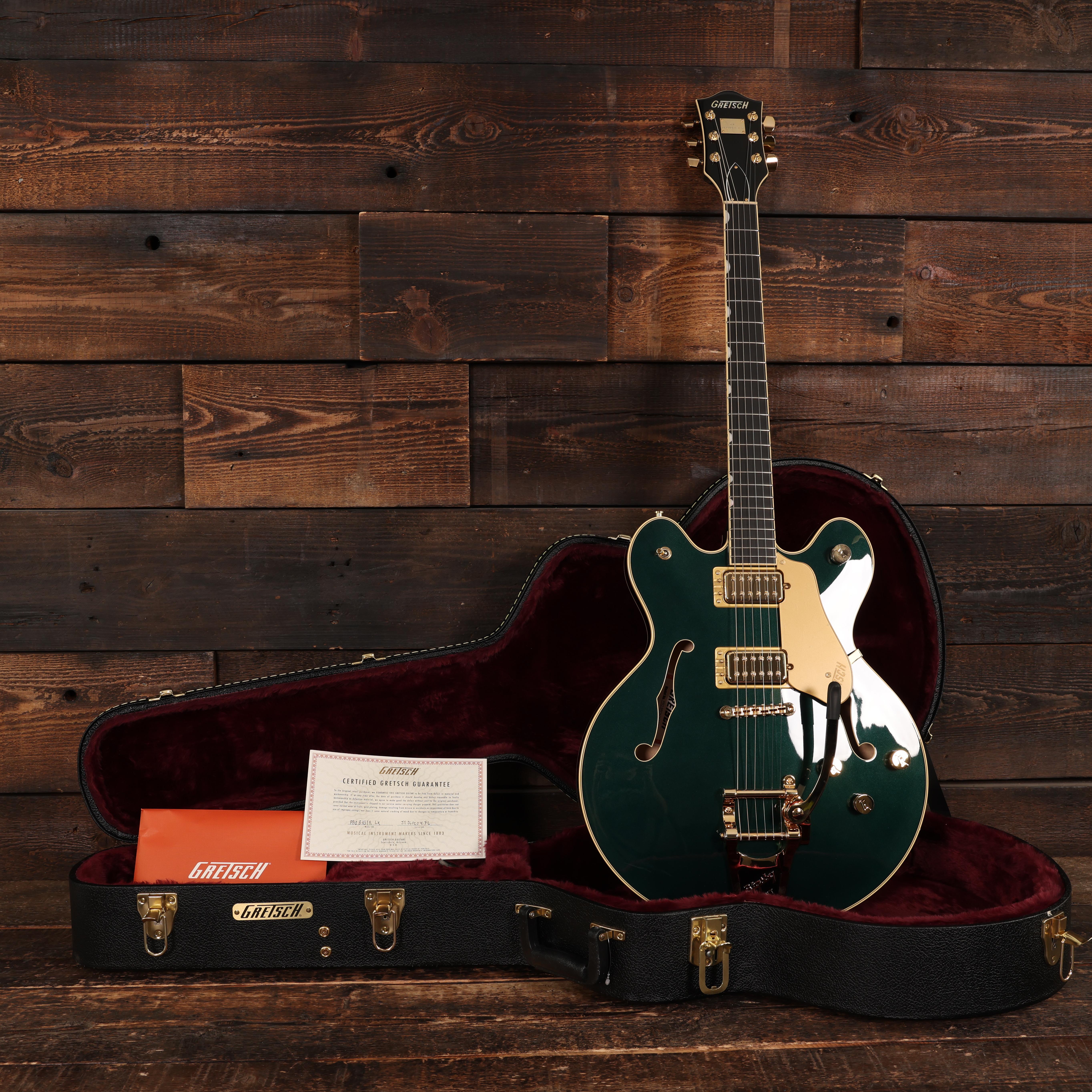 Gretsch Broadkaster LX Center Block Bigsby Guitar In Cadillac